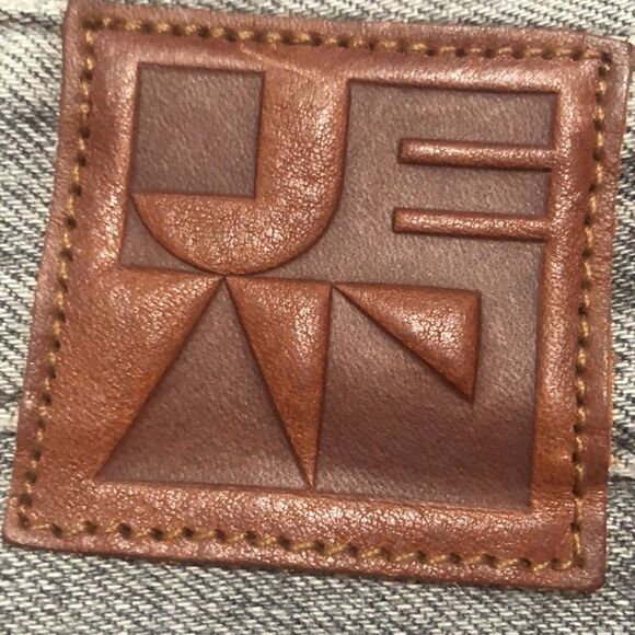 Jean Atelier women’s Size 24 High Rise Flip Waist Lightly Distressed Denim Jeans - Picture 8 of 11